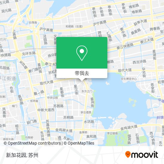 新加花园地图