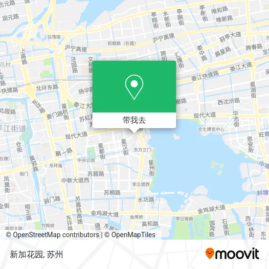新加花园地图