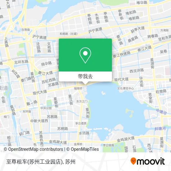 至尊租车(苏州工业园店)地图