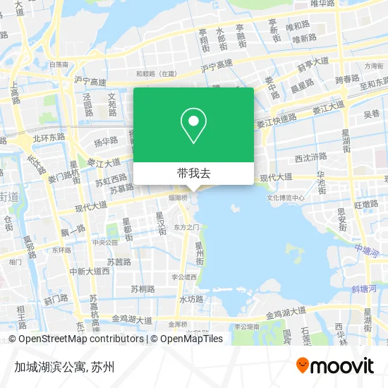 加城湖滨公寓地图