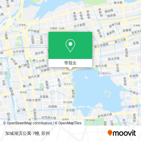 加城湖滨公寓-7幢地图