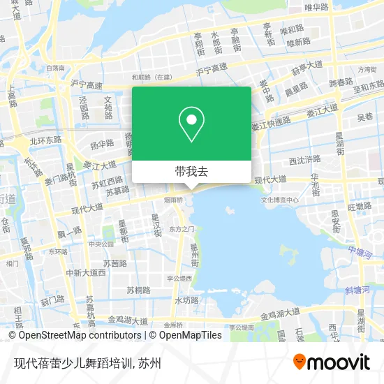 现代蓓蕾少儿舞蹈培训地图