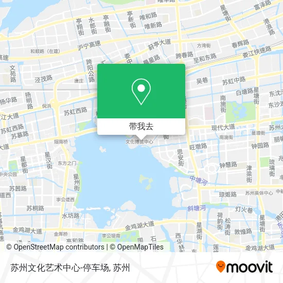 苏州文化艺术中心-停车场地图