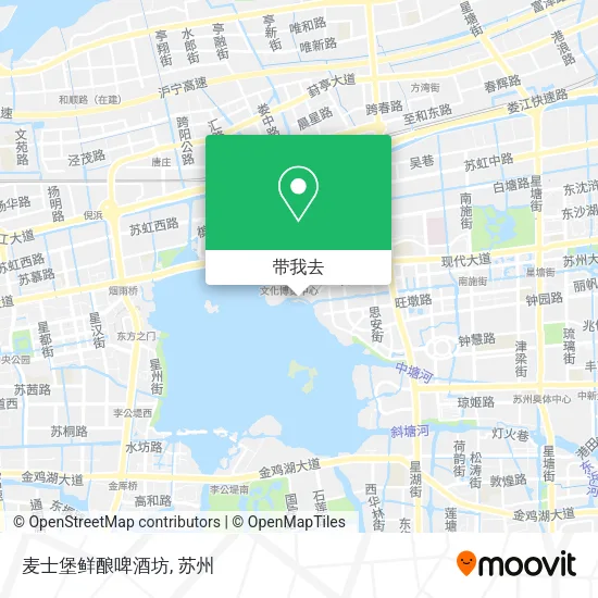 麦士堡鲜酿啤酒坊地图