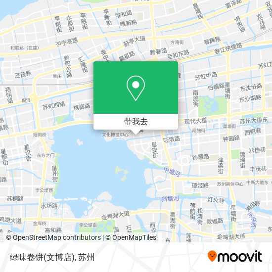 绿味卷饼(文博店)地图