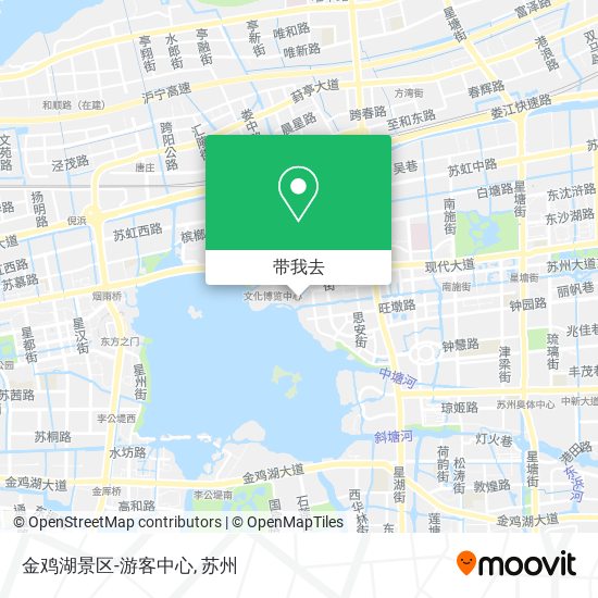 金鸡湖景区-游客中心地图
