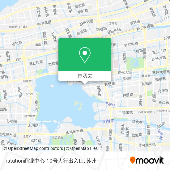 istation商业中心-10号人行出入口地图