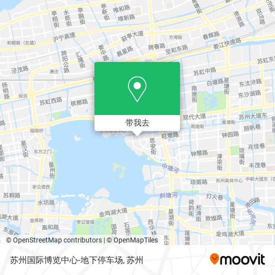 苏州国际博览中心-地下停车场地图