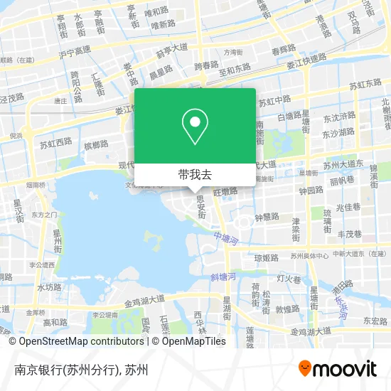 南京银行(苏州分行)地图