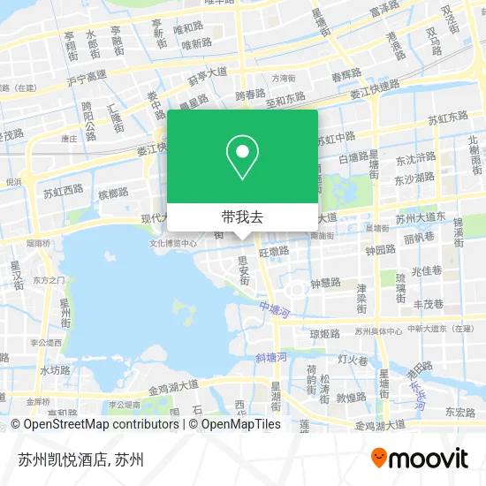 苏州凯悦酒店地图