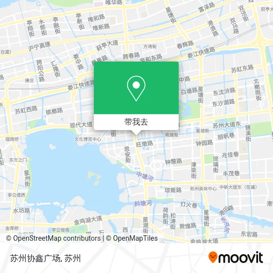 苏州协鑫广场地图