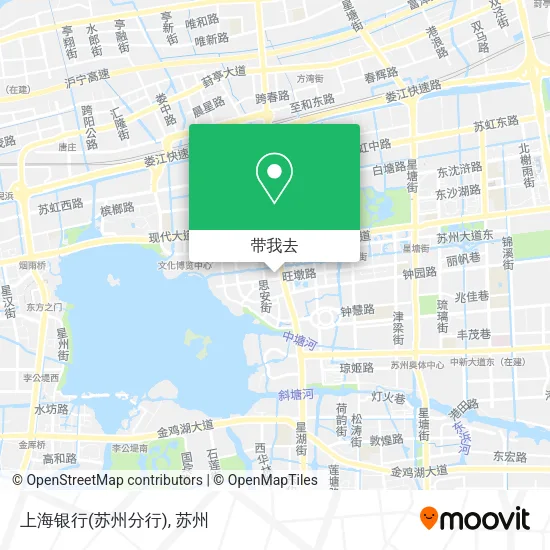 上海银行(苏州分行)地图