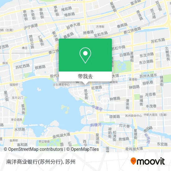 南洋商业银行(苏州分行)地图