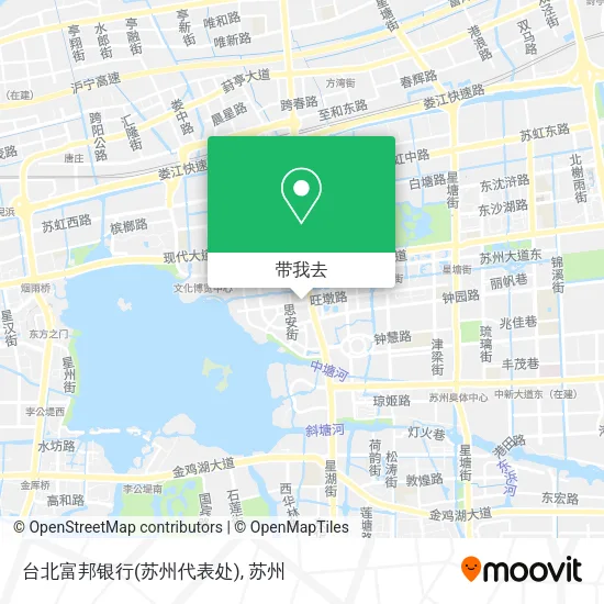 台北富邦银行(苏州代表处)地图
