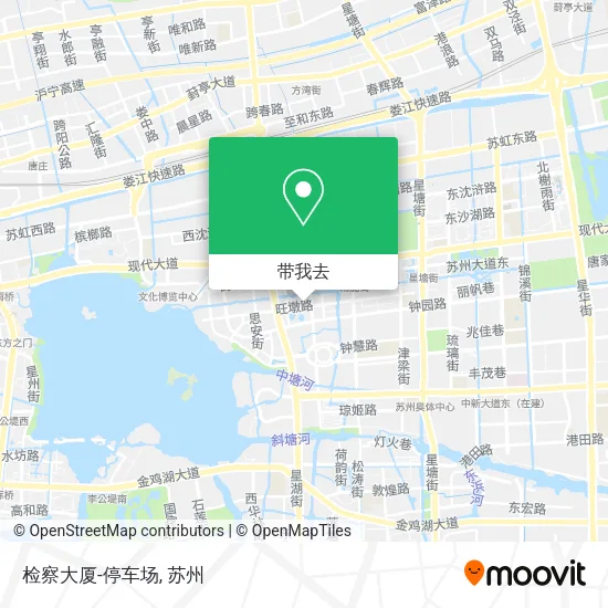 检察大厦-停车场地图