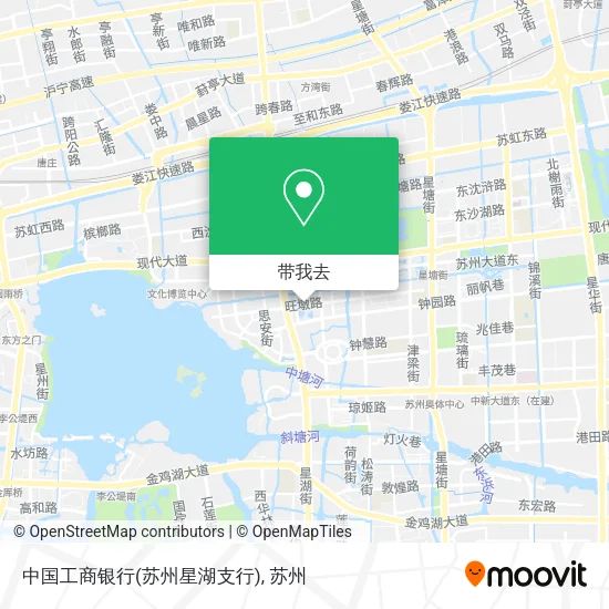 中国工商银行(苏州星湖支行)地图