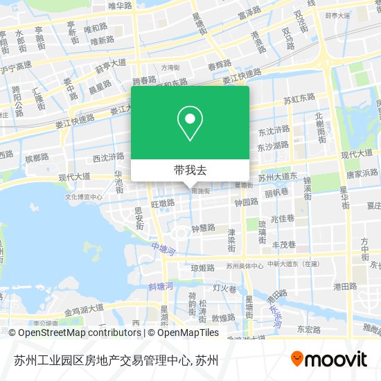 苏州工业园区房地产交易管理中心地图