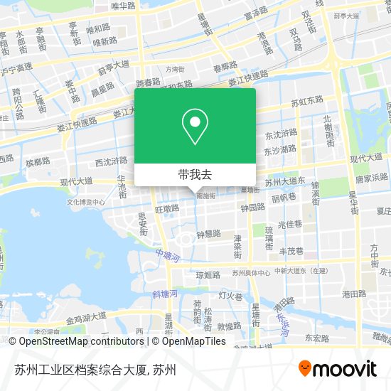 苏州工业区档案综合大厦地图