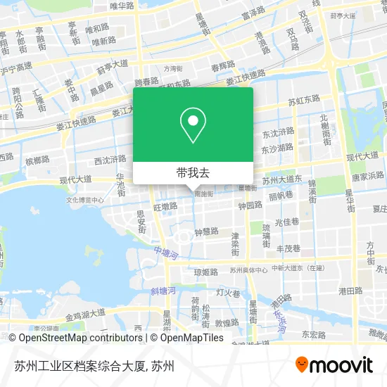 苏州工业区档案综合大厦地图