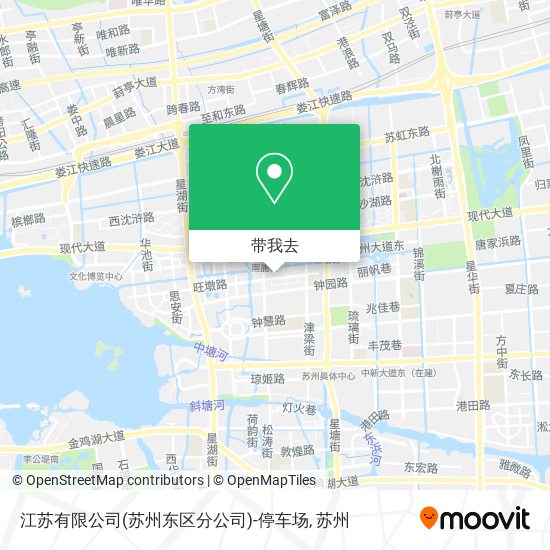 江苏有限公司(苏州东区分公司)-停车场地图
