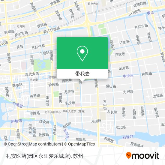 礼安医药(园区永旺梦乐城店)地图