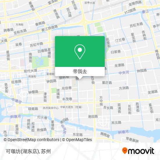 可颂坊(湖东店)地图