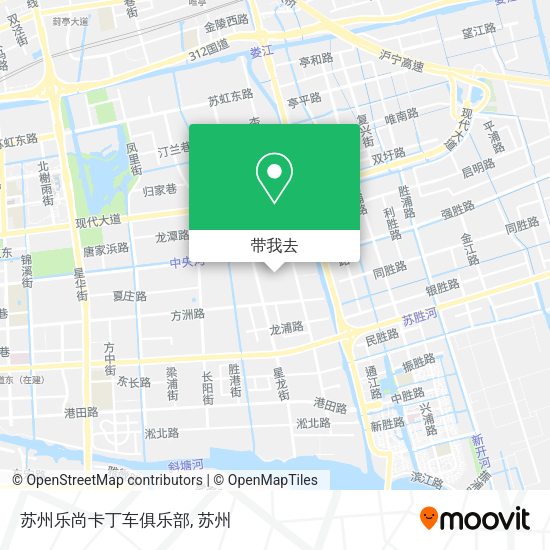 苏州乐尚卡丁车俱乐部地图