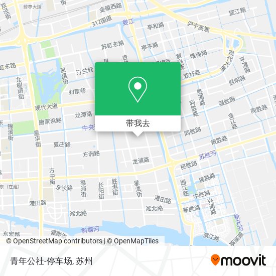 青年公社-停车场地图