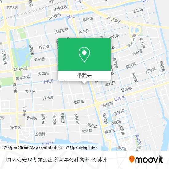 园区公安局湖东派出所青年公社警务室地图