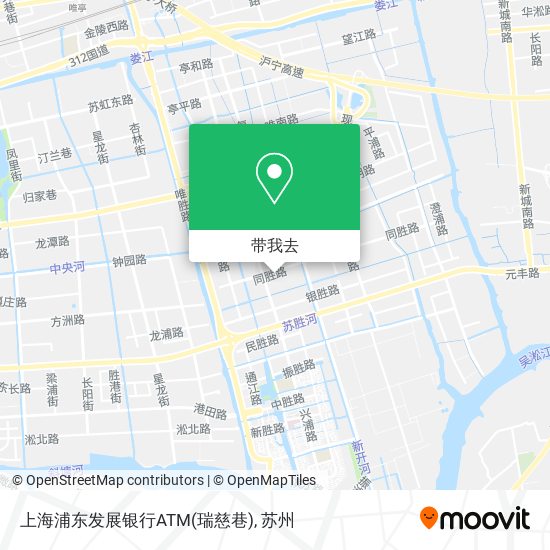 上海浦东发展银行ATM(瑞慈巷)地图