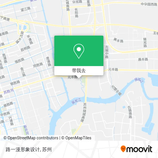 路一漫形象设计地图