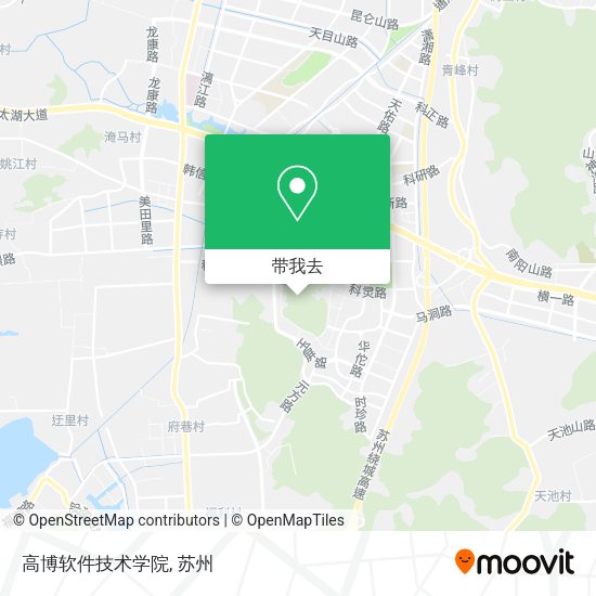 高博软件技术学院地图