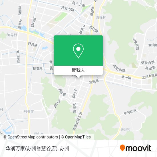 华润万家(苏州智慧谷店)地图
