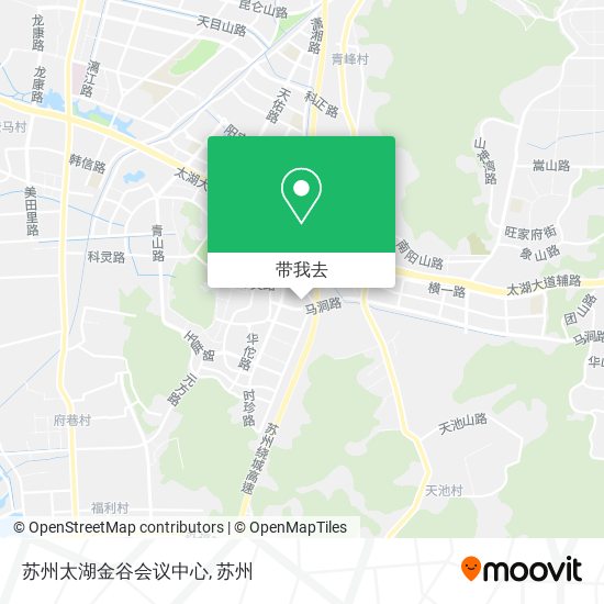 苏州太湖金谷会议中心地图