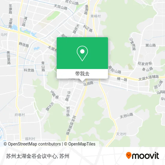 苏州太湖金谷会议中心地图