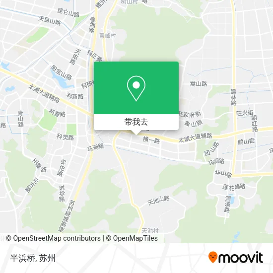 半浜桥地图