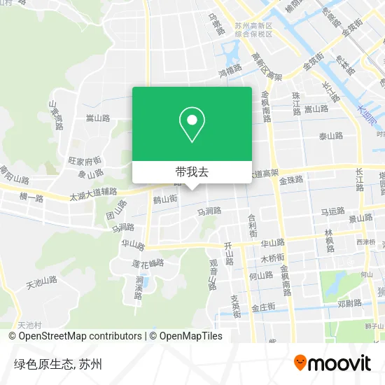 绿色原生态地图