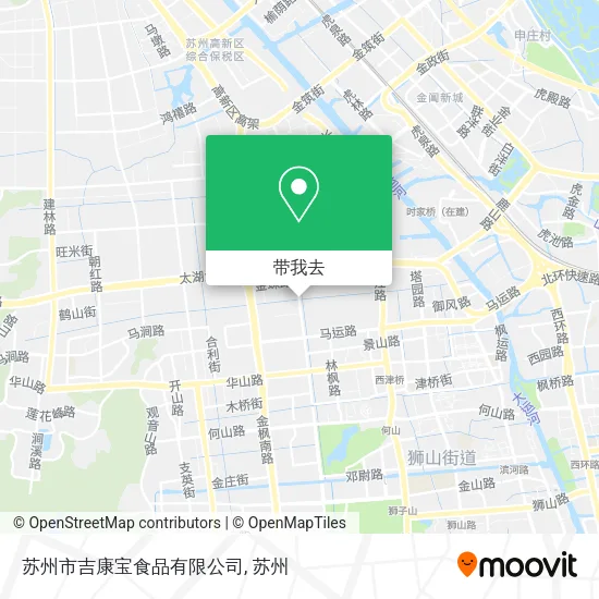苏州市吉康宝食品有限公司地图
