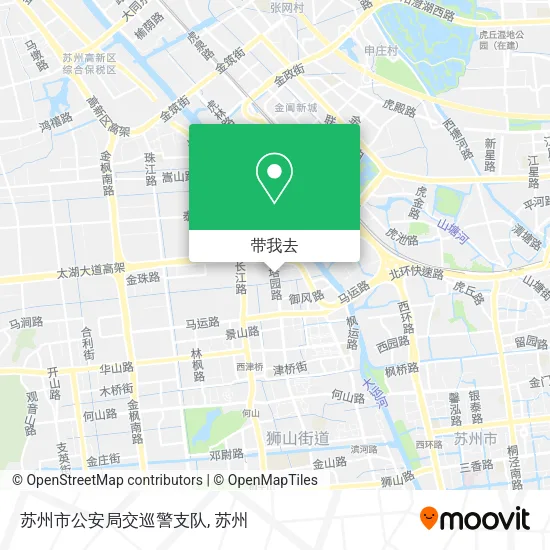 苏州市公安局交巡警支队地图