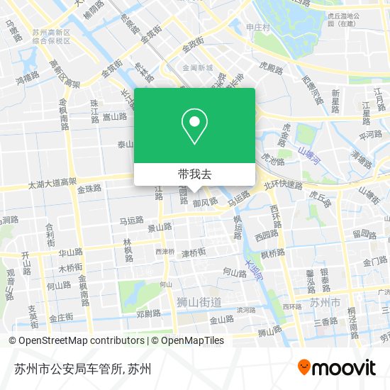 苏州市公安局车管所地图