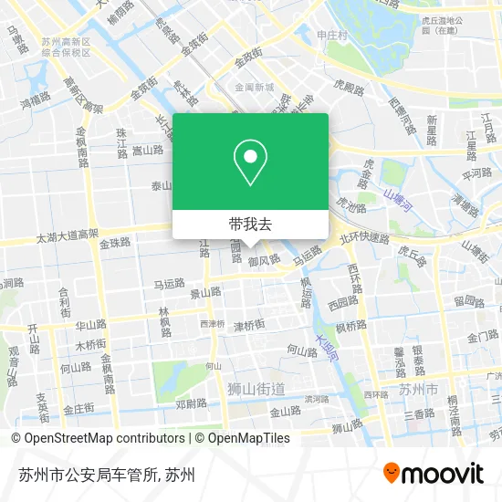 苏州市公安局车管所地图