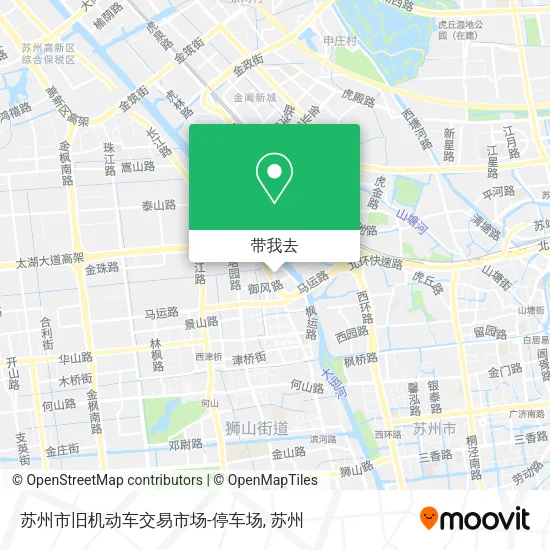 苏州市旧机动车交易市场-停车场地图