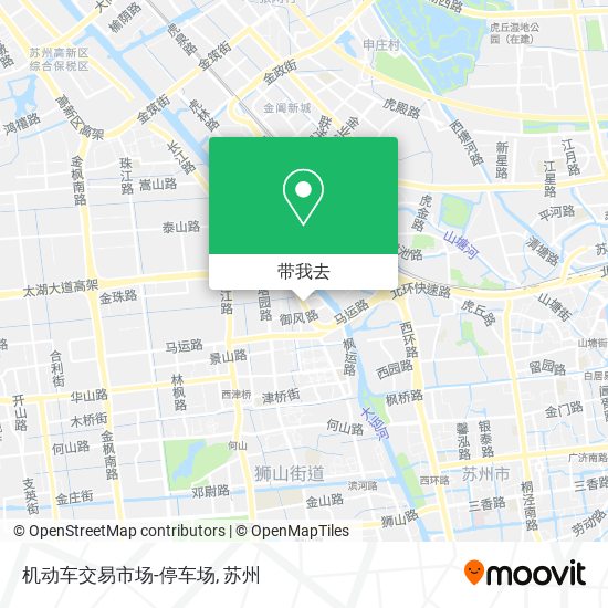 机动车交易市场-停车场地图