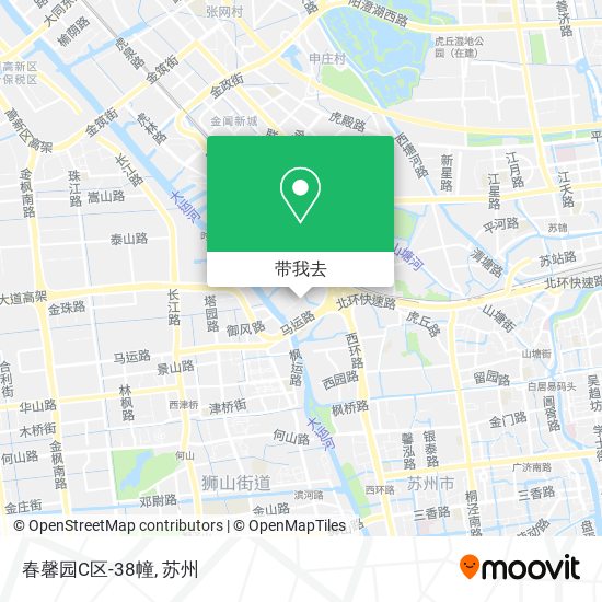 春馨园C区-38幢地图