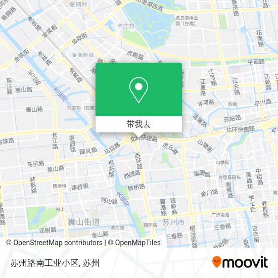 苏州路南工业小区地图