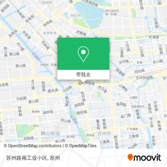苏州路南工业小区地图