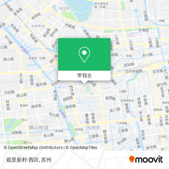 观景新村-西区地图