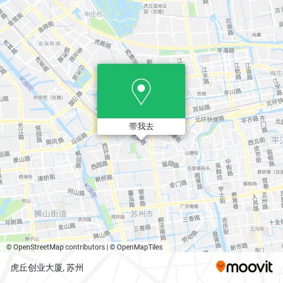 虎丘创业大厦地图
