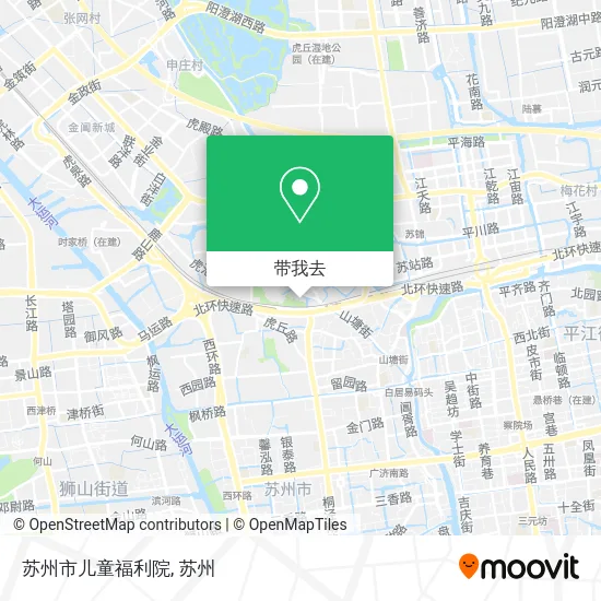 苏州市儿童福利院地图