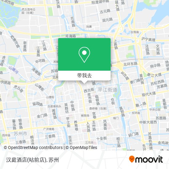 汉庭酒店(站前店)地图